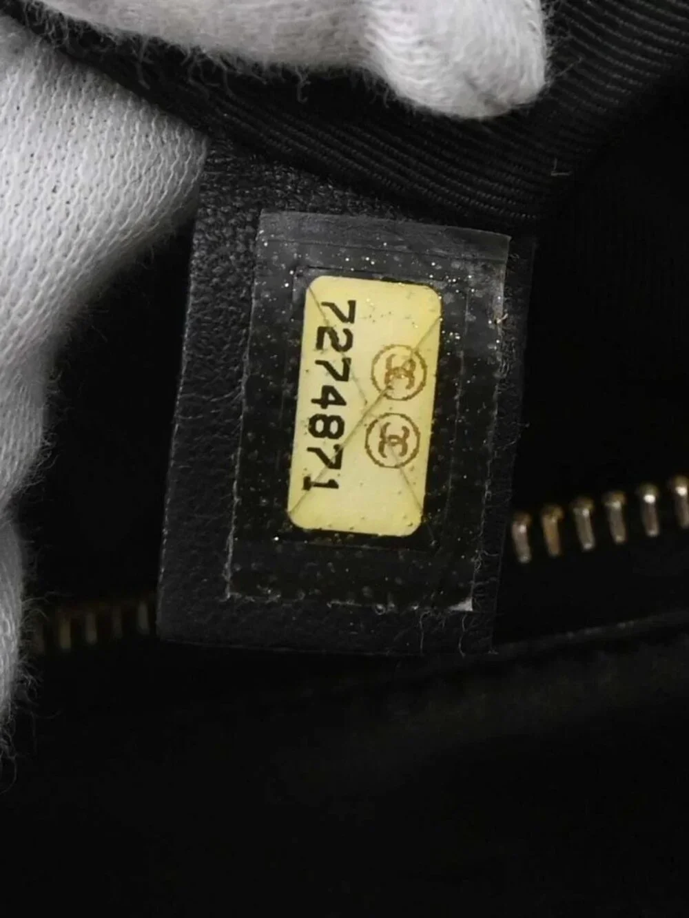 Chanel Black Lambskin Choco Bar Handbag 198221